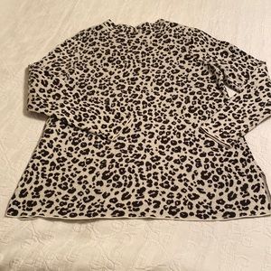 Cheetah print sweater